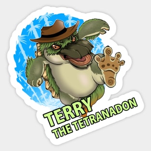 Terry the Tetranadon! Sticker